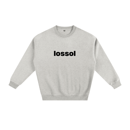 FOUNDATION1 LOSSOL CREW GREY - Fleeced Sweatshirt
