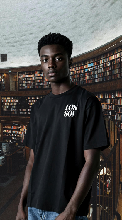 FOUNDATION 1 LOSSOL BLACK - Oversized T-shirt