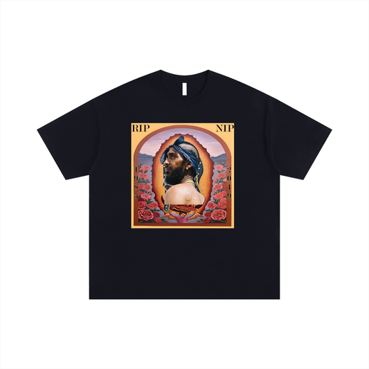 RIP NIPPSY HUSSEL - Oversized T-shirt