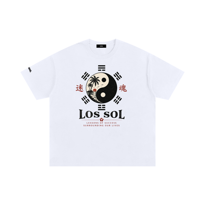 Lossol Yin Yang- Unisex Oversized Cotton T-Shirt
