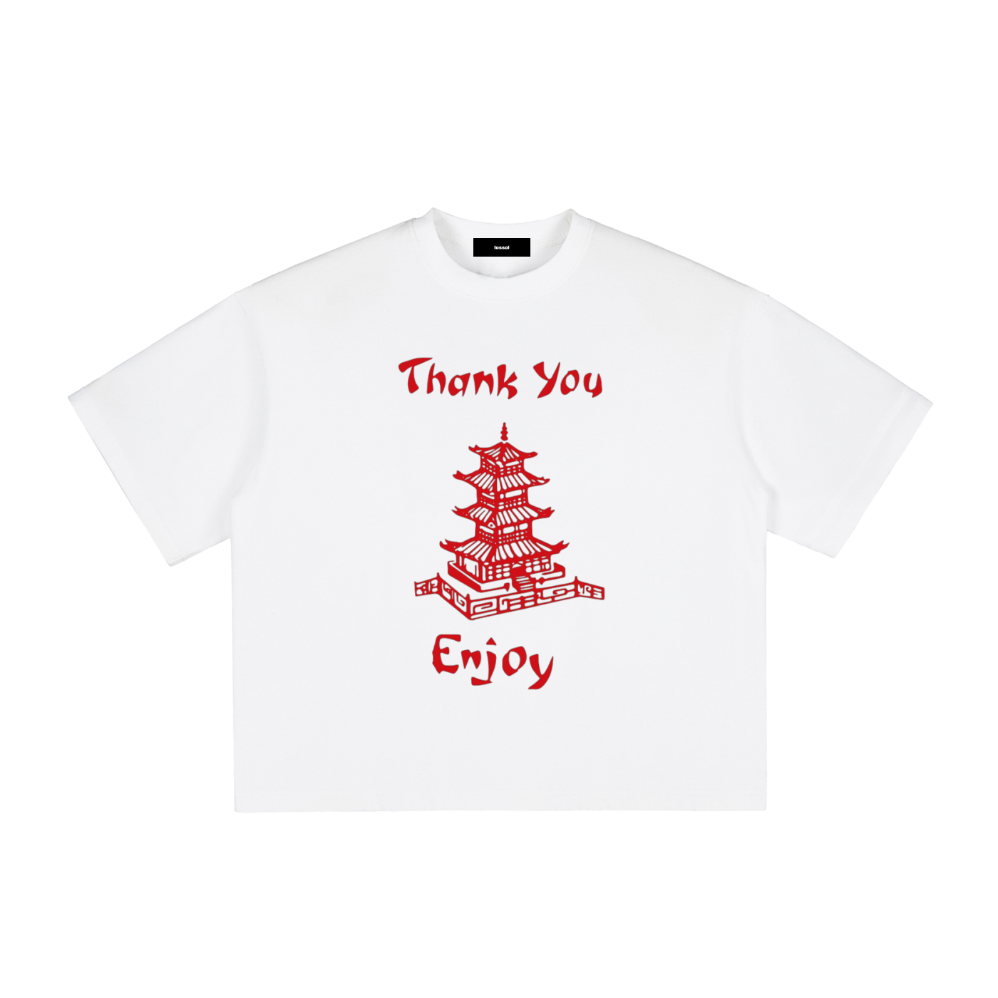Thank you - Vintage Washed Boxy T-Shirt
