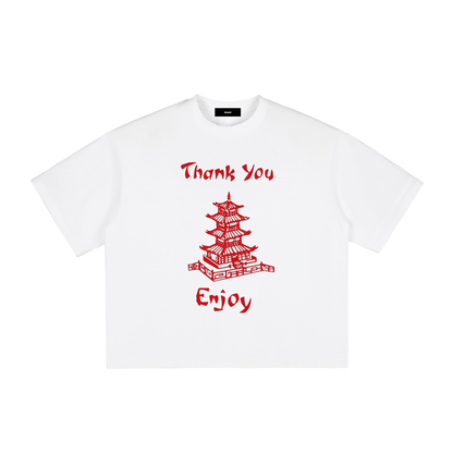 Thank you - Vintage Washed Boxy T-Shirt