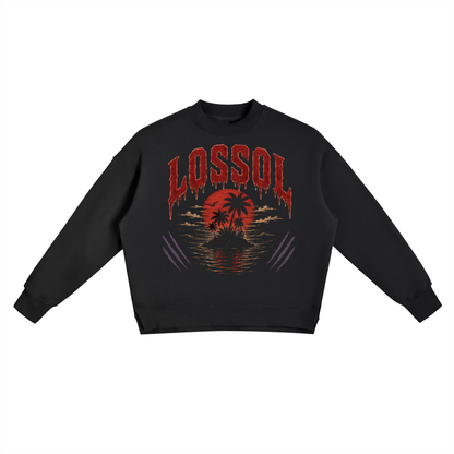 Island Nights Fleece Side Slit Crew